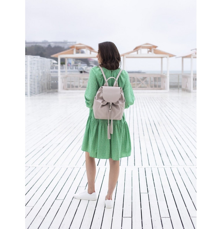 Рюкзак женский Париж слоновая кость