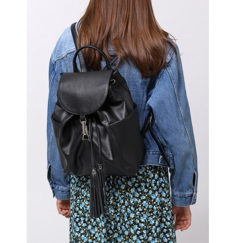 Рюкзак женский Париж чёрный