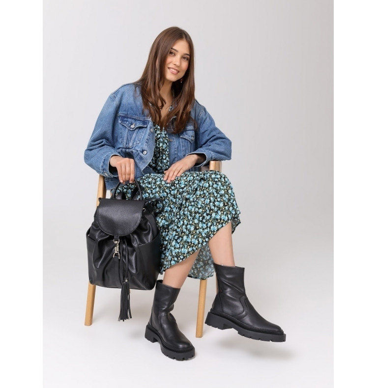 Рюкзак женский Париж чёрный