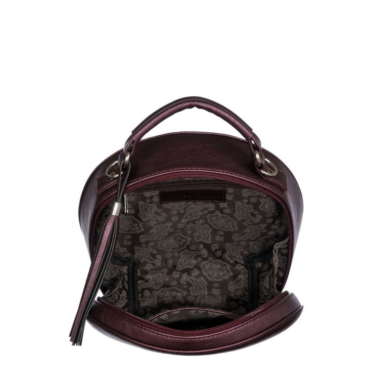 Сумка женская CS4352винно-бронзовый