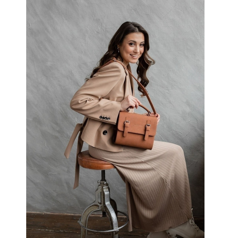 Сумка женская CS4375светло-коричневый