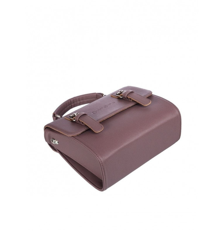 Сумка женская CS4375розово-коричневый