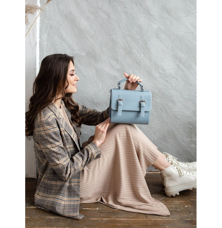 Сумка женская CS4375серо-голубой