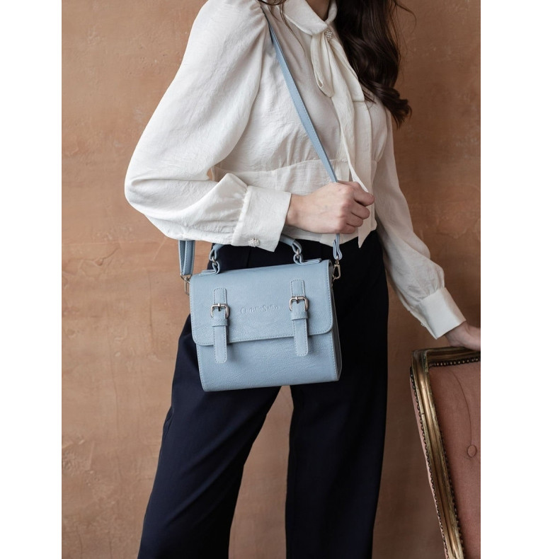 Сумка женская CS4375серо-голубой