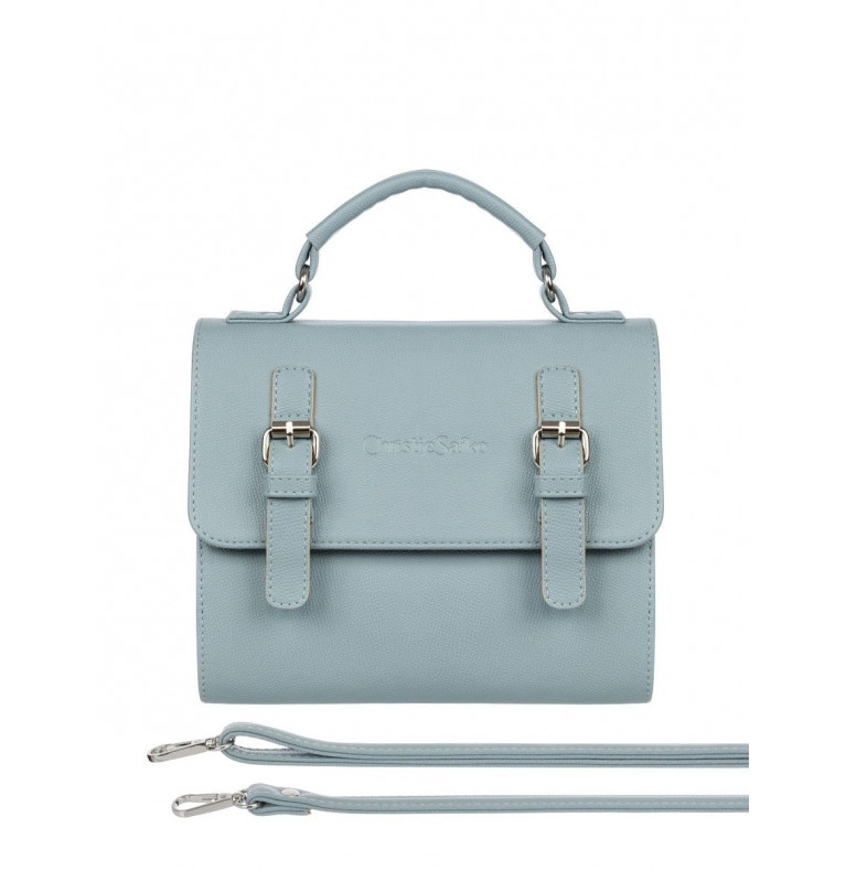Сумка женская CS4375серо-голубой