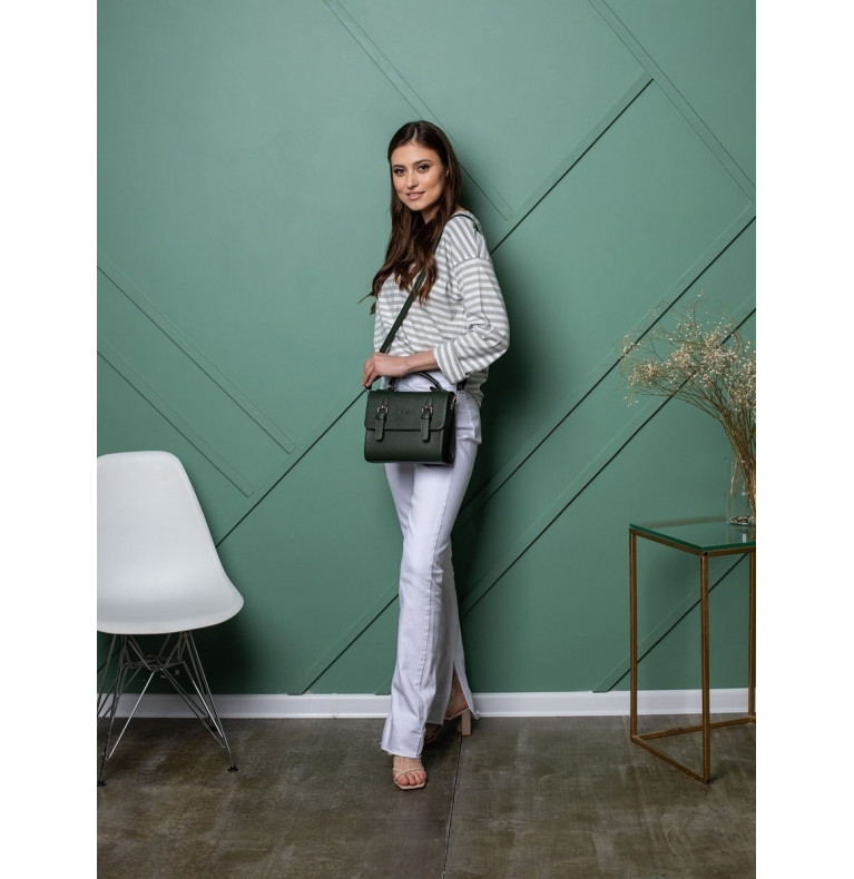 Сумка женская CS4375тёмно-зелёный