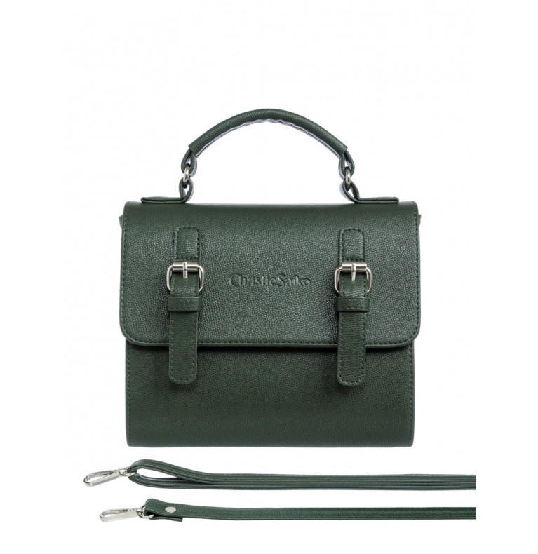 Сумка женская CS4375тёмно-зелёный