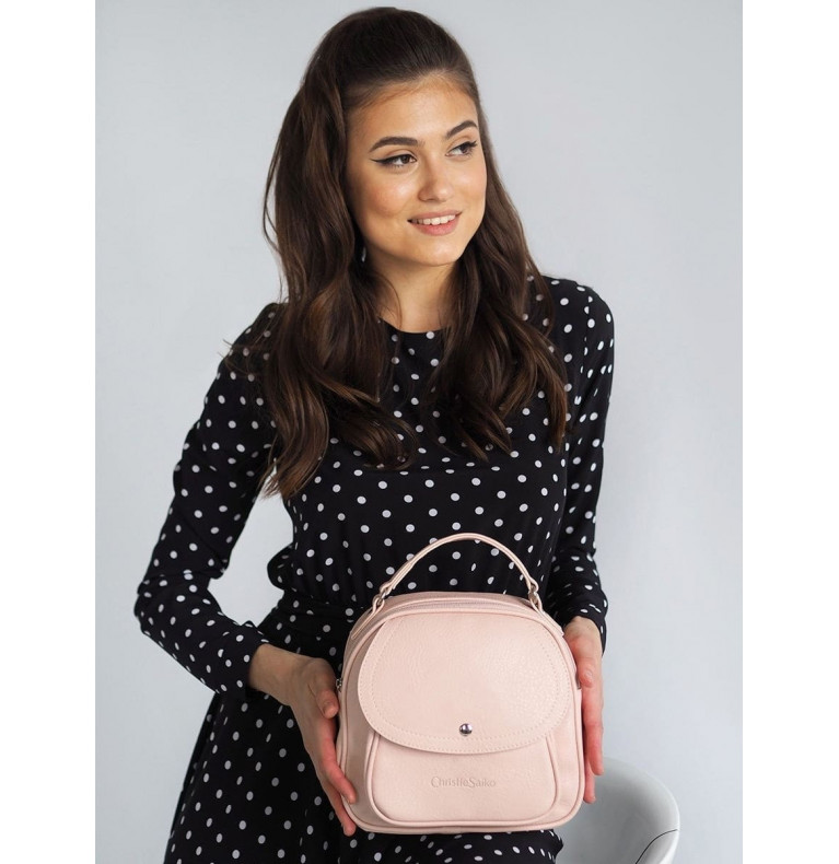 Сумка-рюкзак женский CS4376пудровый