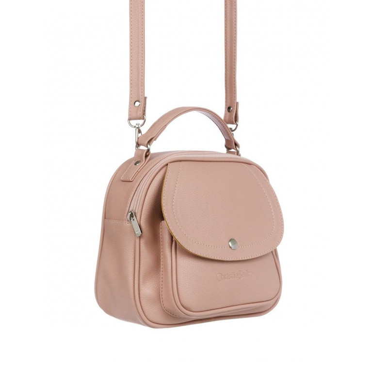 Сумка-рюкзак женский CS4376пудровый