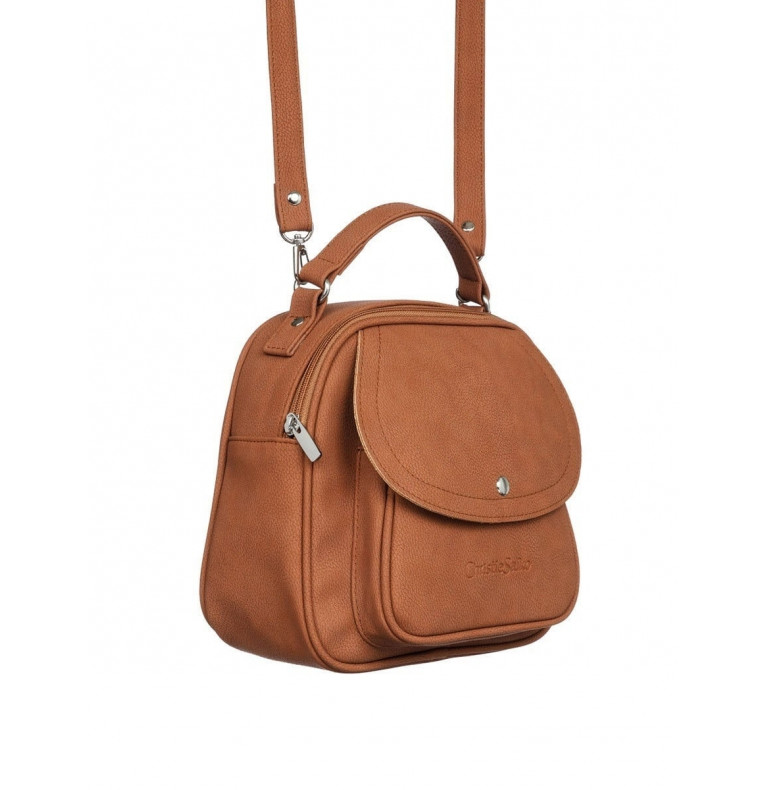 Сумка-рюкзак женский CS4376рыже-коричневый