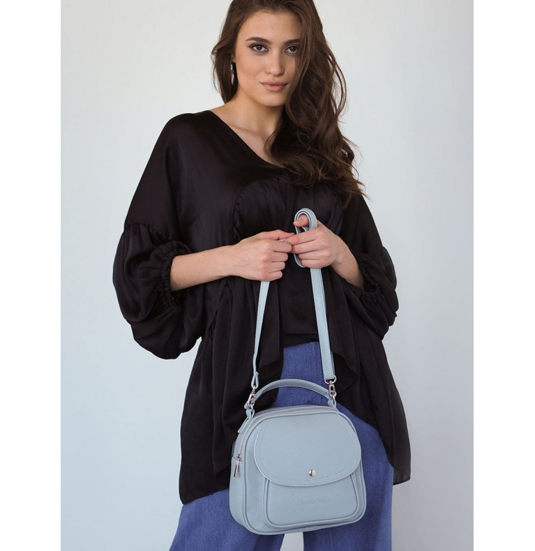 Сумка-рюкзак женский CS4376серо-голубой
