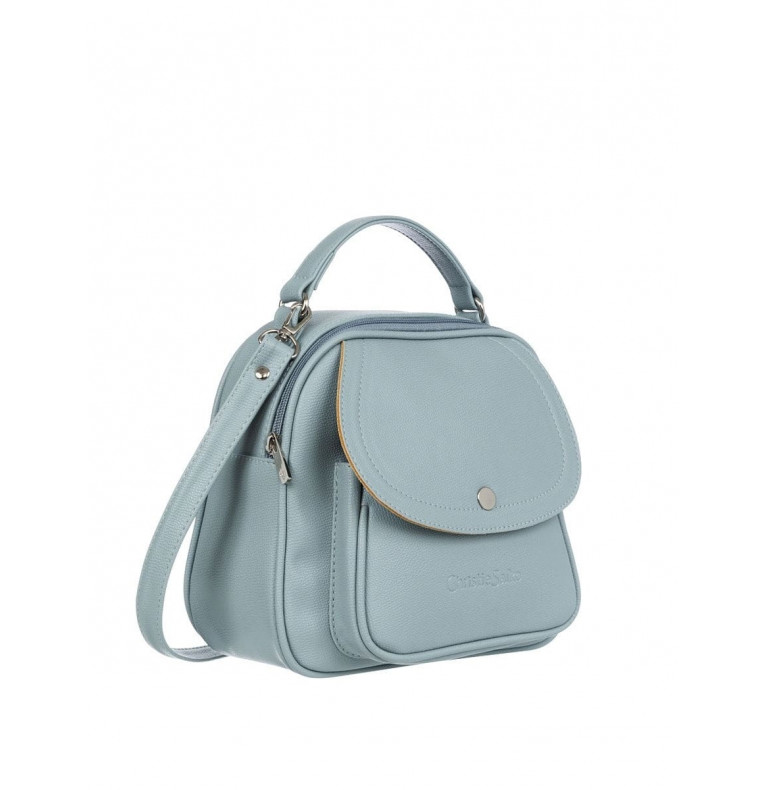 Сумка-рюкзак женский CS4376серо-голубой