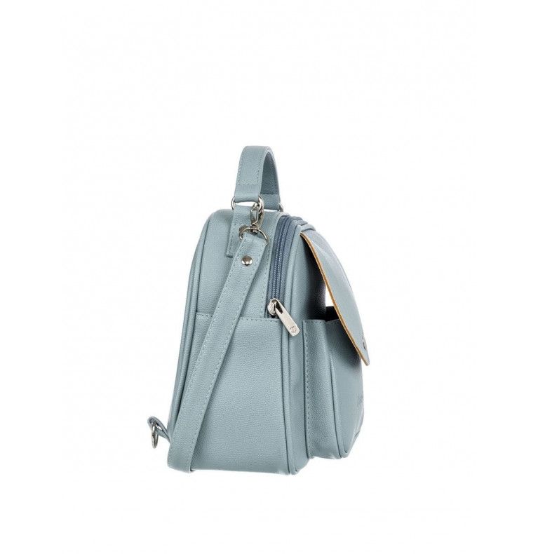 Сумка-рюкзак женский CS4376серо-голубой