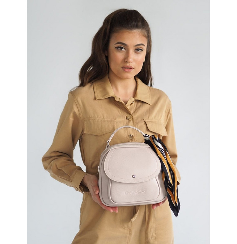 Сумка-рюкзак женский CS4376слоновая кость