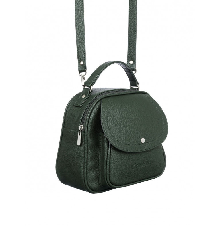 Сумка-рюкзак женский CS4376тёмно-зелёный