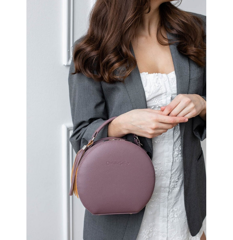 Сумка женская CS4466розово-коричневый