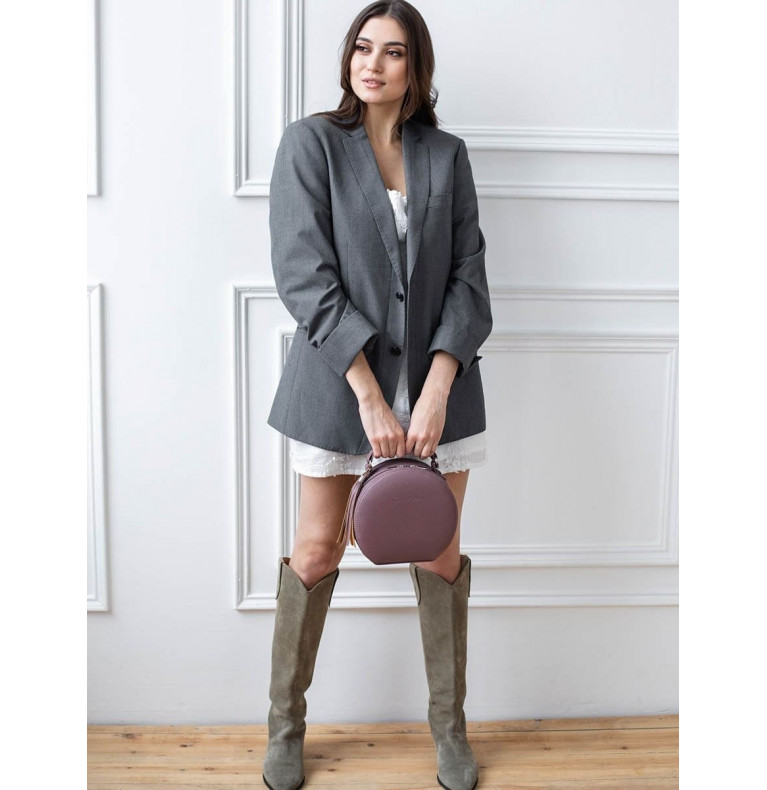 Сумка женская CS4466розово-коричневый