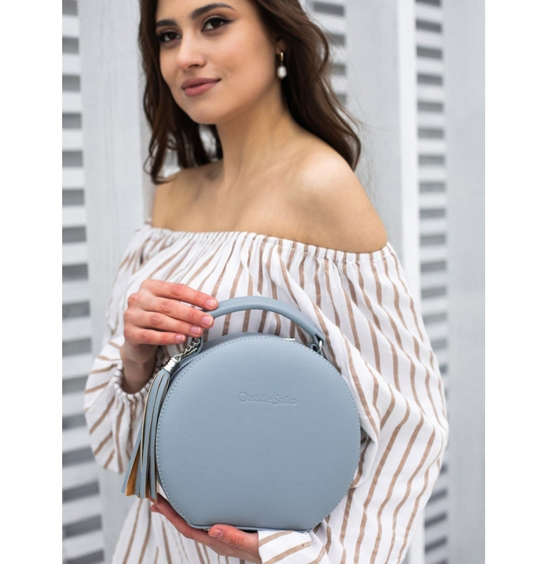 Сумка женская CS4466серо-голубой