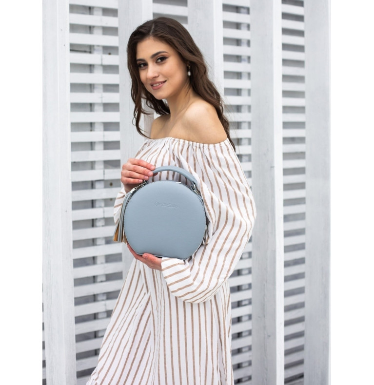 Сумка женская CS4466серо-голубой